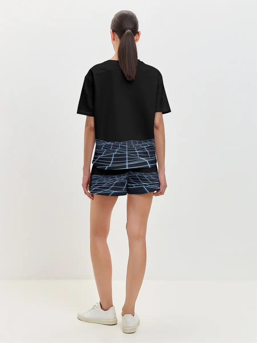 Женская пижама с шортами / Цифровой восход