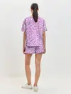 Женская пижама с шортами / Абстракция