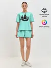 Женская пижама с шортами / Корабль