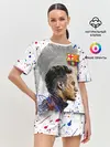 Женская пижама с шортами / НЕЙМАР / NEYMAR / БАРСЕЛОНА