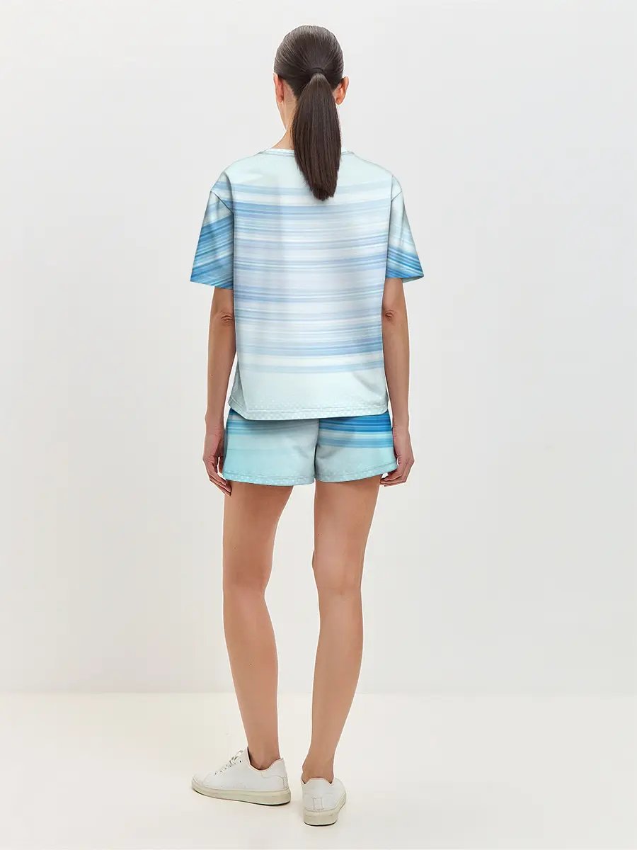 Женская пижама с шортами / Акула