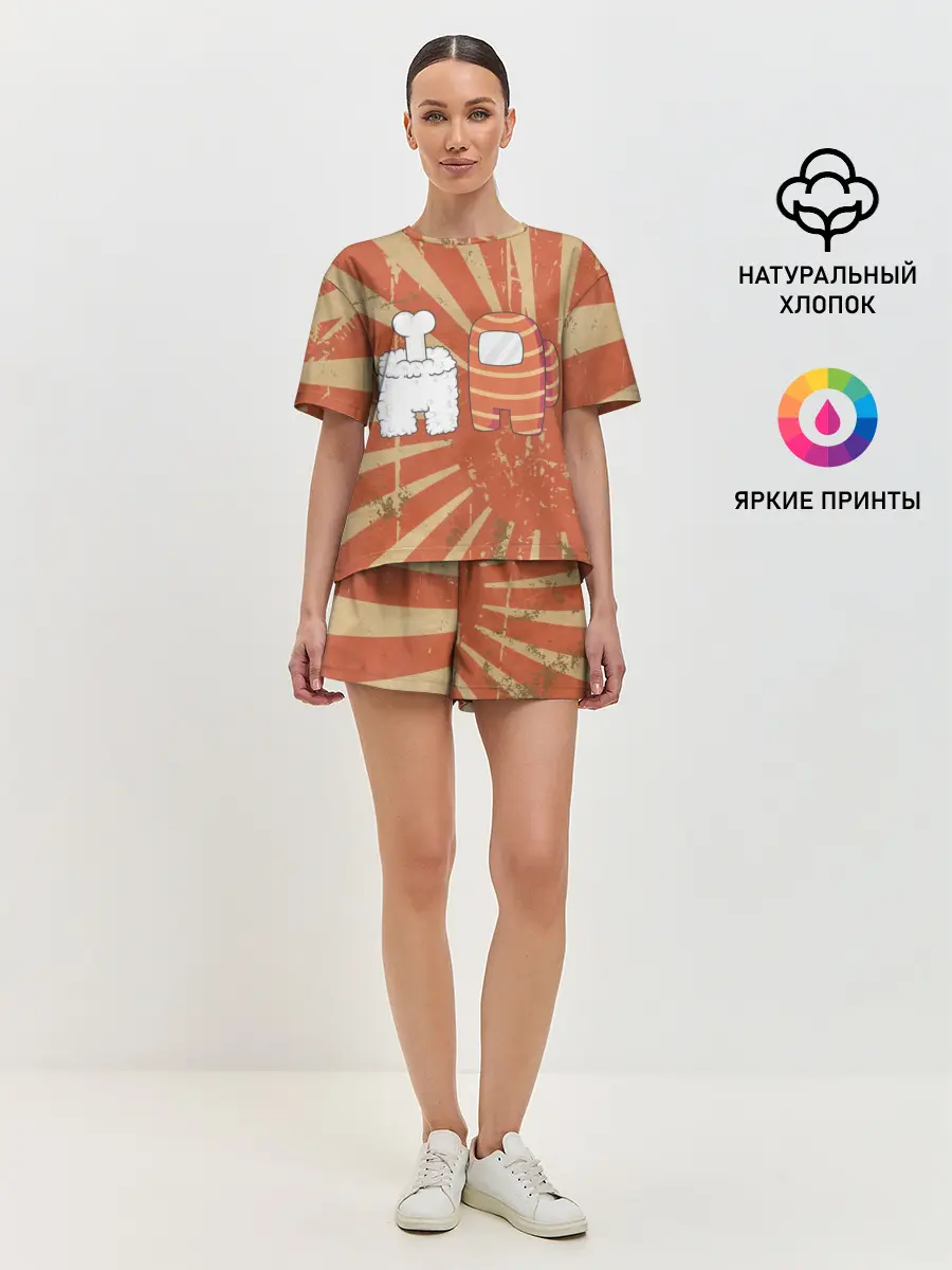 Женская пижама с шортами / СУШИ | AMONG US | IMPOSTOR