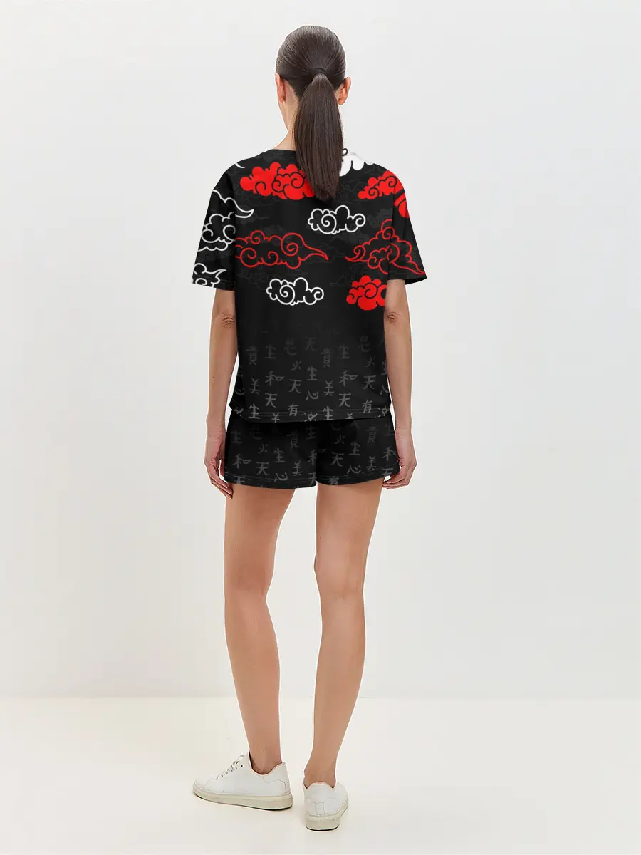 Женская пижама с шортами / КЛИНОК, РАССЕКАЮЩИЙ ДЕМОНОВ