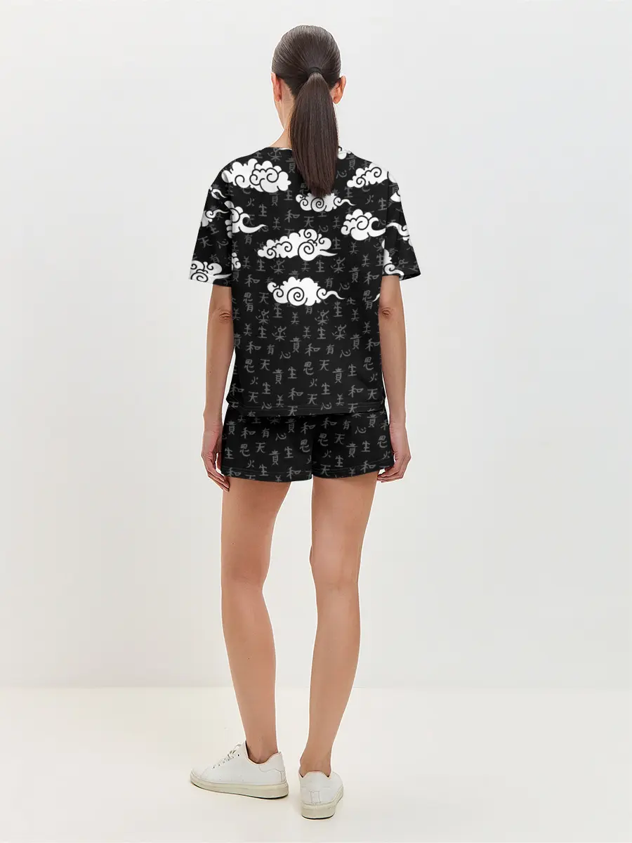 Женская пижама с шортами / КЛИНОК, РАССЕКАЮЩИЙ ДЕМОНОВ