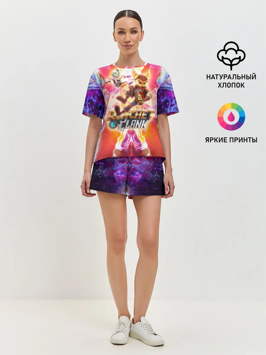 Женская пижама с шортами / Рэтчет и Кланr игра