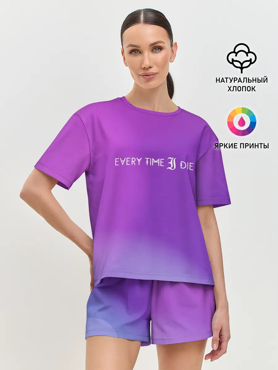 Женская пижама с шортами / Every time i die