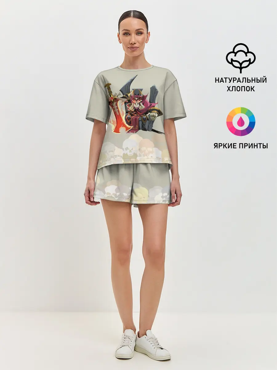 Женская пижама с шортами / Король | Dota 2