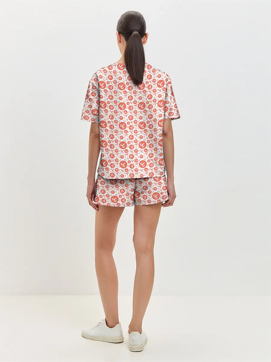 Женская пижама с шортами / Овен