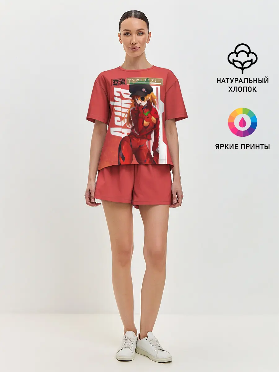 Женская пижама с шортами / Asuka Eva hot