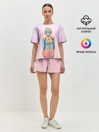 Женская пижама с шортами / Rei Ayanami