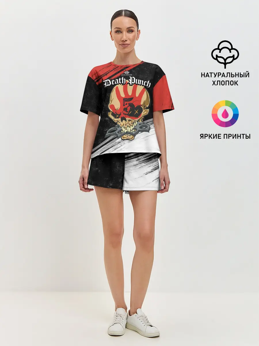 Женская пижама с шортами / Five Finger Death Punch [7]
