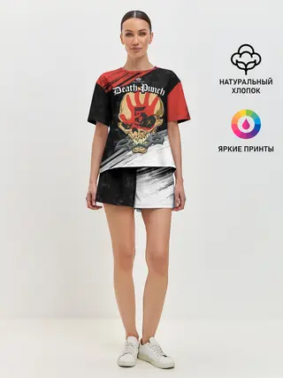 Женская пижама с шортами / Five Finger Death Punch [7]