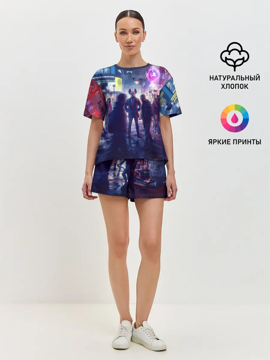 Женская пижама с шортами / Watch dogs: Legion