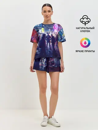 Женская пижама с шортами / Watch dogs: Legion