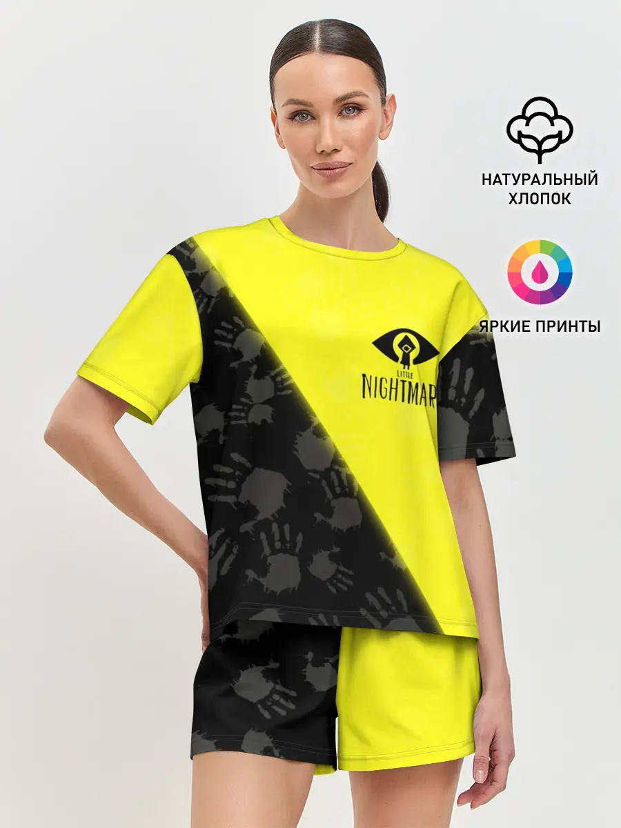 Женская пижама с шортами / Little Nightmares