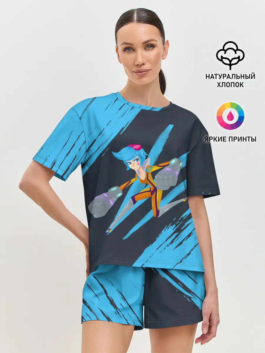 Женская пижама с шортами / Art | LOL