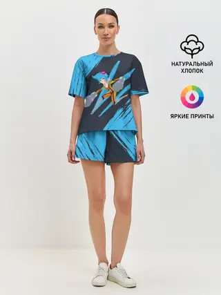 Женская пижама с шортами / Art | LOL