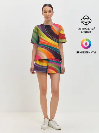 Женская пижама с шортами / Палитра