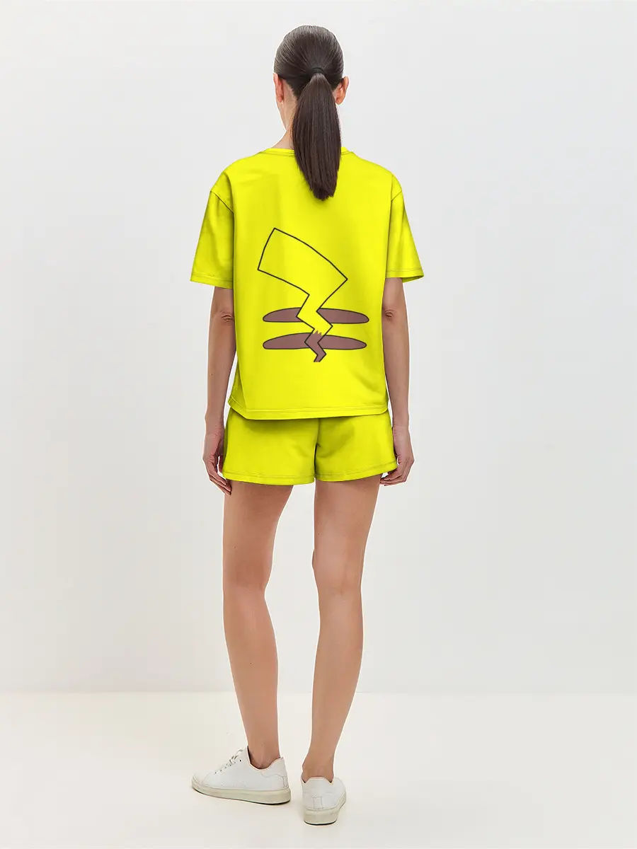 Женская пижама с шортами / Пикачу с хвостом