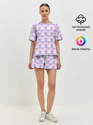 Женская пижама с шортами / Овен