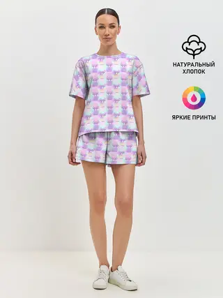 Женская пижама с шортами / Телец