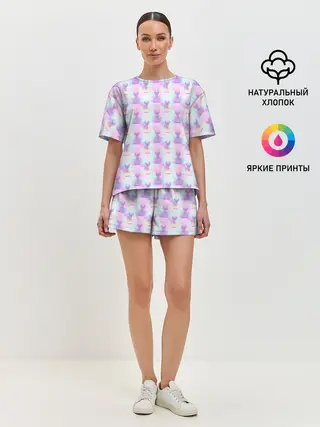 Женская пижама с шортами / Рак