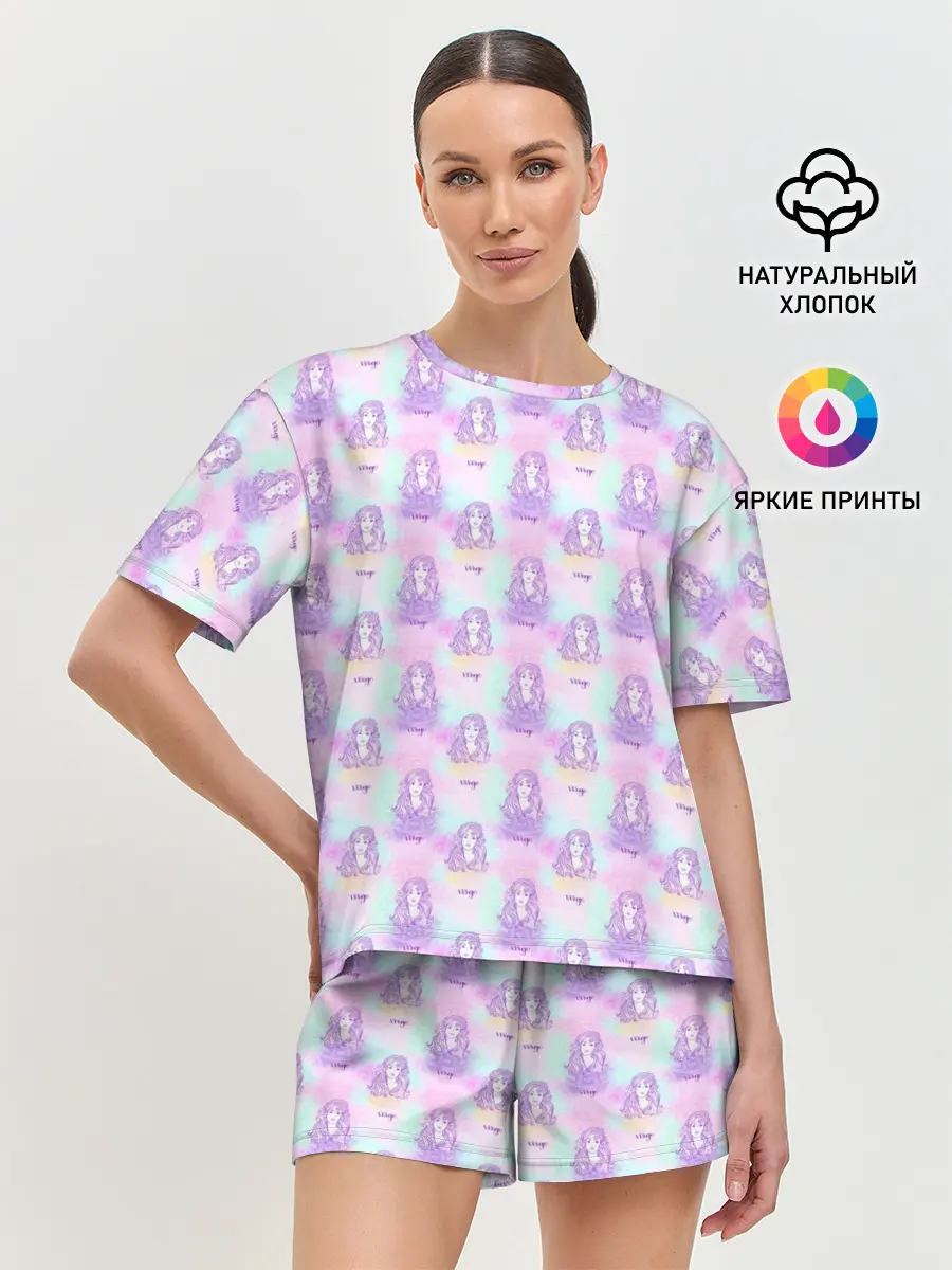 Женская пижама с шортами / Дева