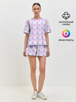 Женская пижама с шортами / Дева