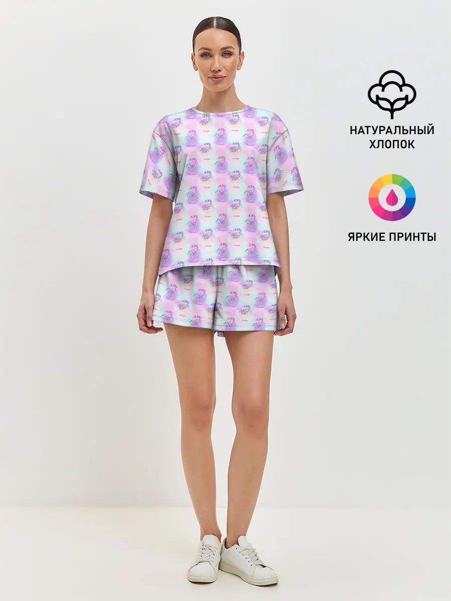 Женская пижама с шортами / Скорпион