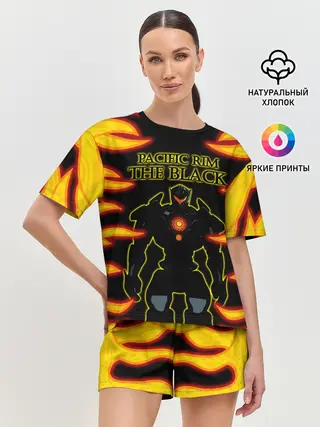 Женская пижама с шортами / Тихоокеанский рубеж