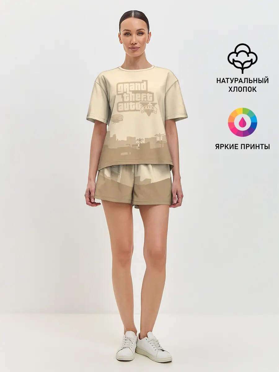 Женская пижама с шортами / Grand Theft Auto FIVE