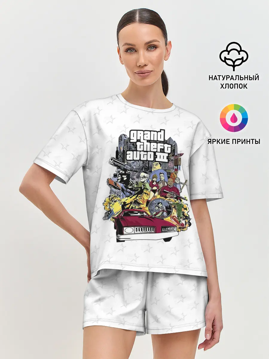 Женская пижама с шортами / Grand Theft Auto iii