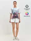 Женская пижама с шортами / Канеки Кен акварель