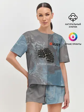 Женская пижама с шортами / Rust | Взрыв С4 | Раст