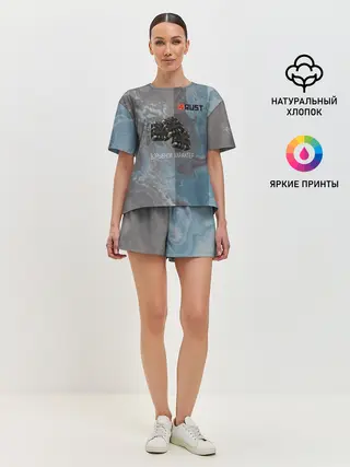Женская пижама с шортами / Rust | Взрыв С4 | Раст