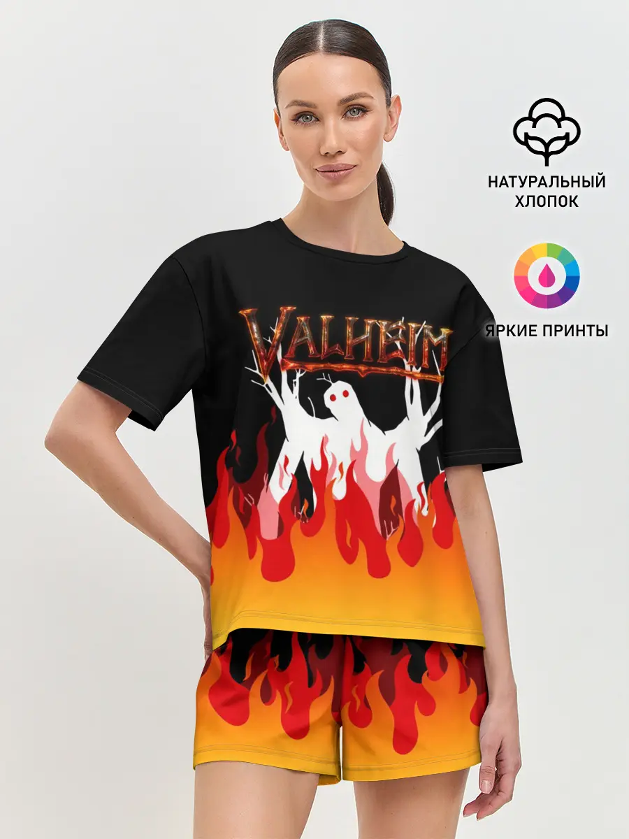 Женская пижама с шортами / VALHEIM