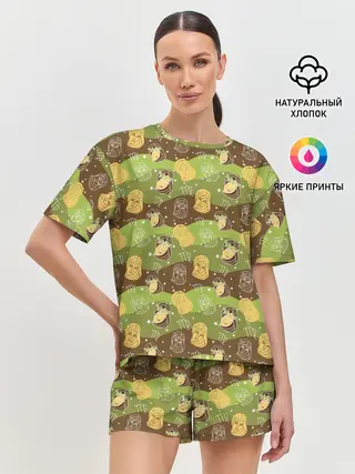 Женская пижама с шортами / Дева