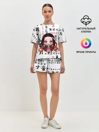 Женская пижама с шортами / НЕЗУКО