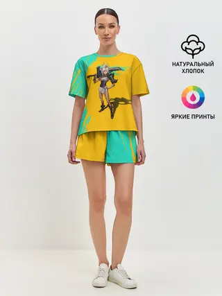 Женская пижама с шортами / Ривен | LOL