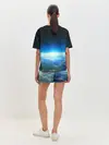 Женская пижама с шортами / Земля в иллюминаторе | ТЕКС