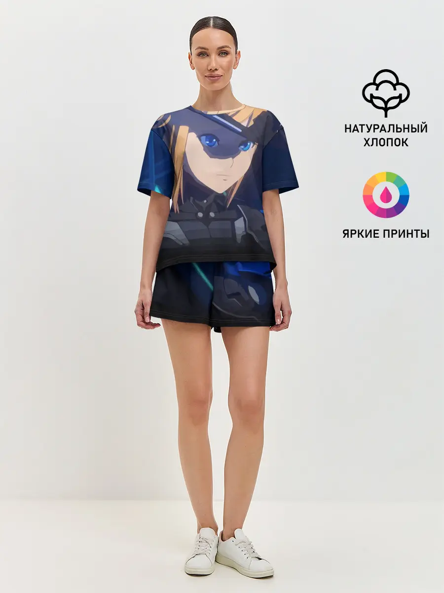 Женская пижама с шортами / Тихоокеанский рубеж
