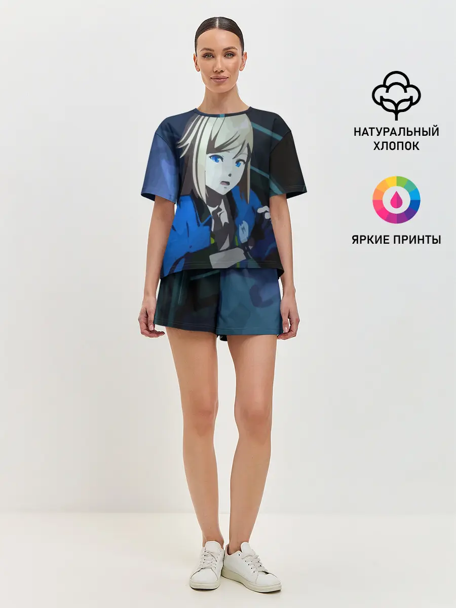 Женская пижама с шортами / Тихоокеанский рубеж