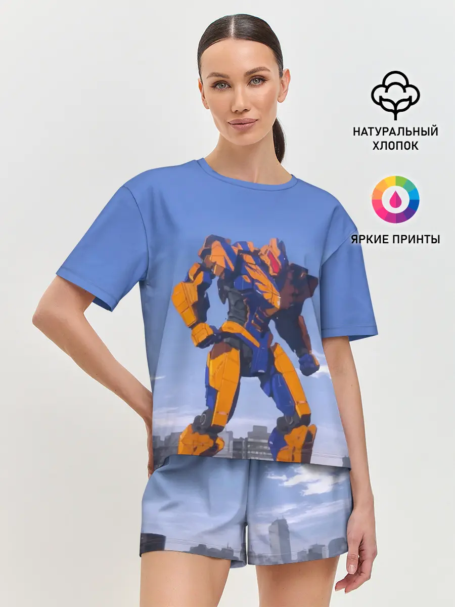 Женская пижама с шортами / Тихоокеанский рубеж