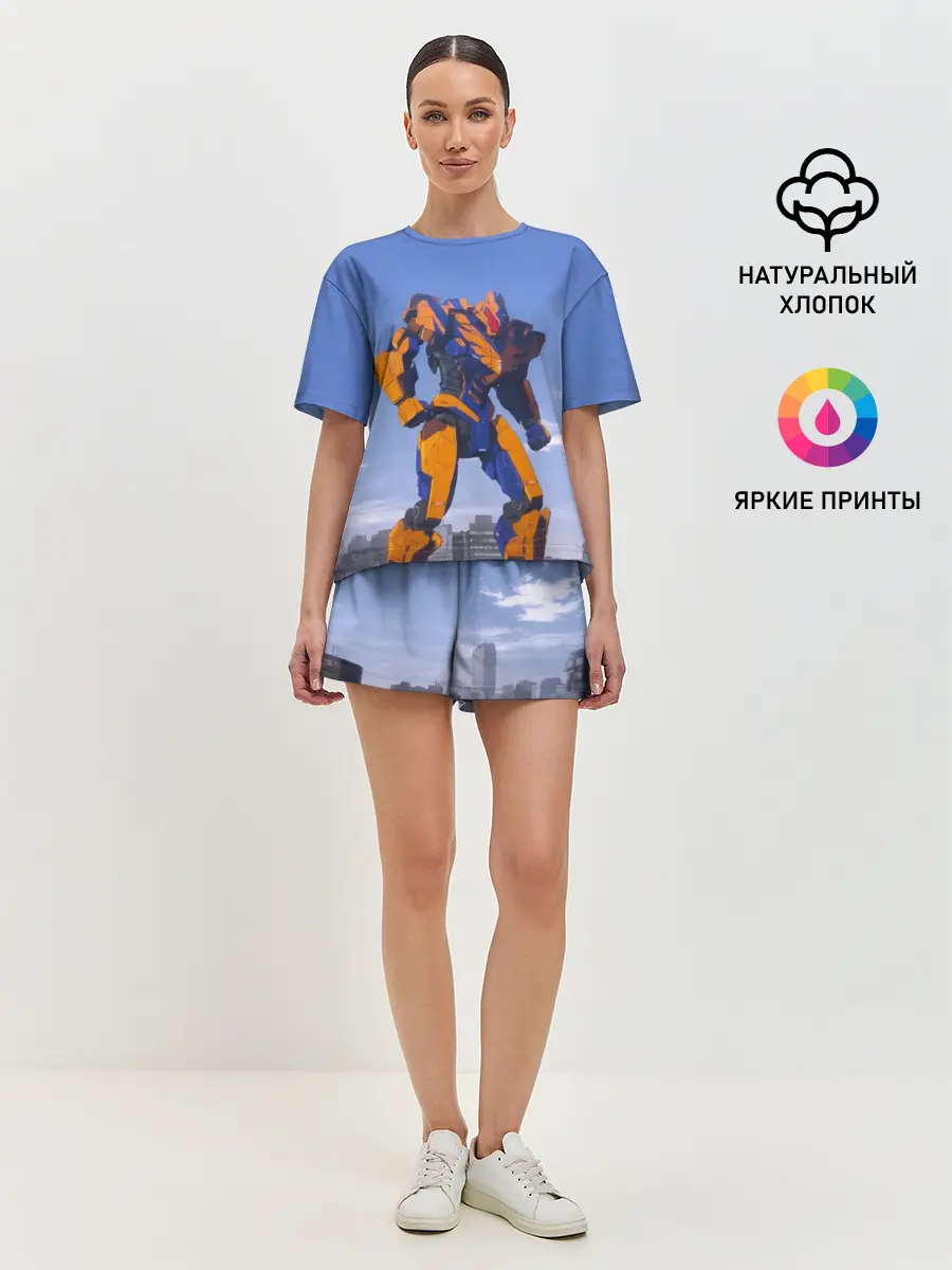 Женская пижама с шортами / Тихоокеанский рубеж