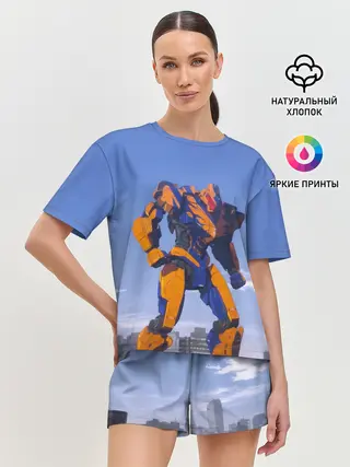 Женская пижама с шортами / Тихоокеанский рубеж