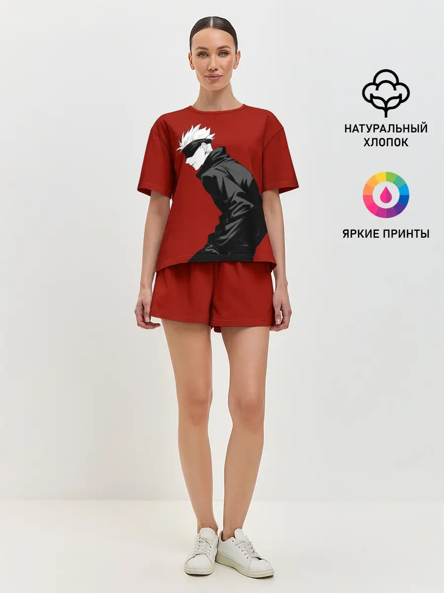 Женская пижама с шортами / Годжо Магическая Битва