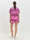 Женская пижама с шортами / Кружева