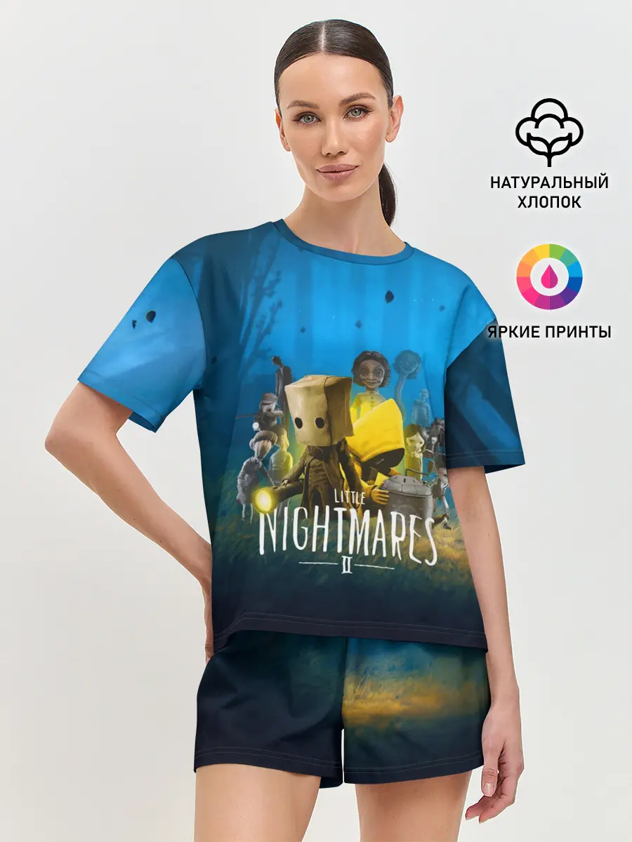 Женская пижама с шортами / LITTLE NIGHTMARES 2