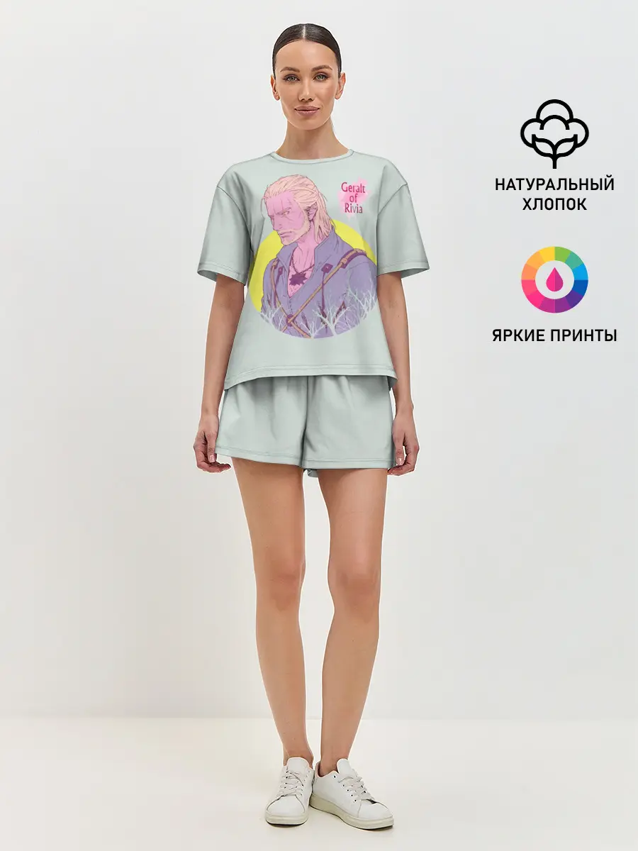 Женская пижама с шортами / Geralt of Rivia | Ведьмак