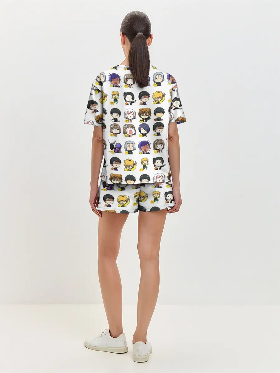 Женская пижама с шортами / Токийский гуль пресонажи